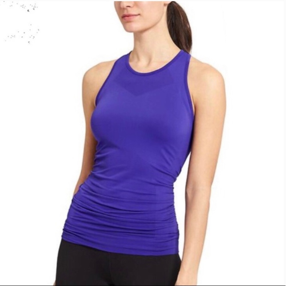 NWOT ATHLETA Finish Fast Tank in Cobalt Blue Sz S